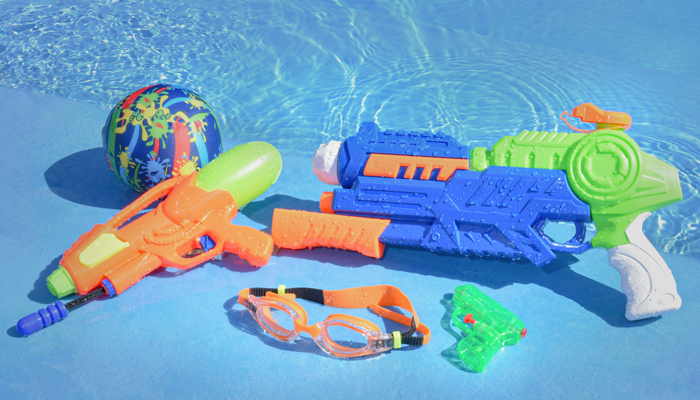 juguetes acuáticos